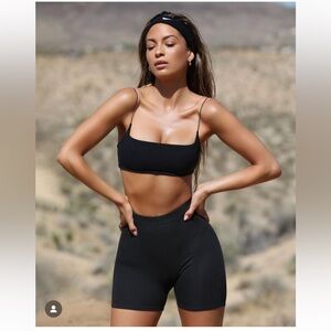 Joah brown corded smoothing bra size S/M